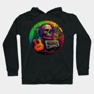 Guitar skull Hoodie